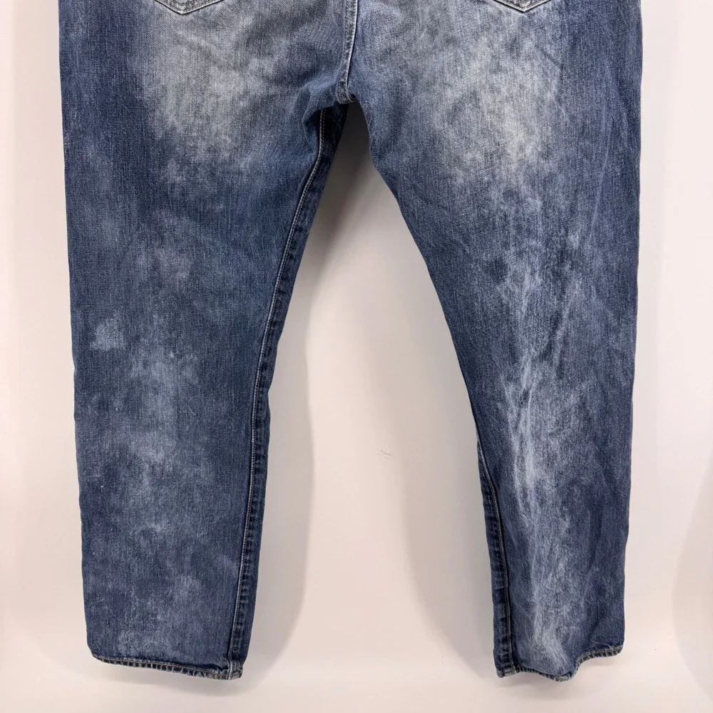 Levi's 501 Original‎ Fit Jeans Mens 38x32 Blue Medium Wash Straight Button Fly